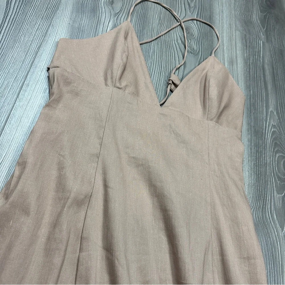 Zara Tan Midi Dress - Picture 2 of 4